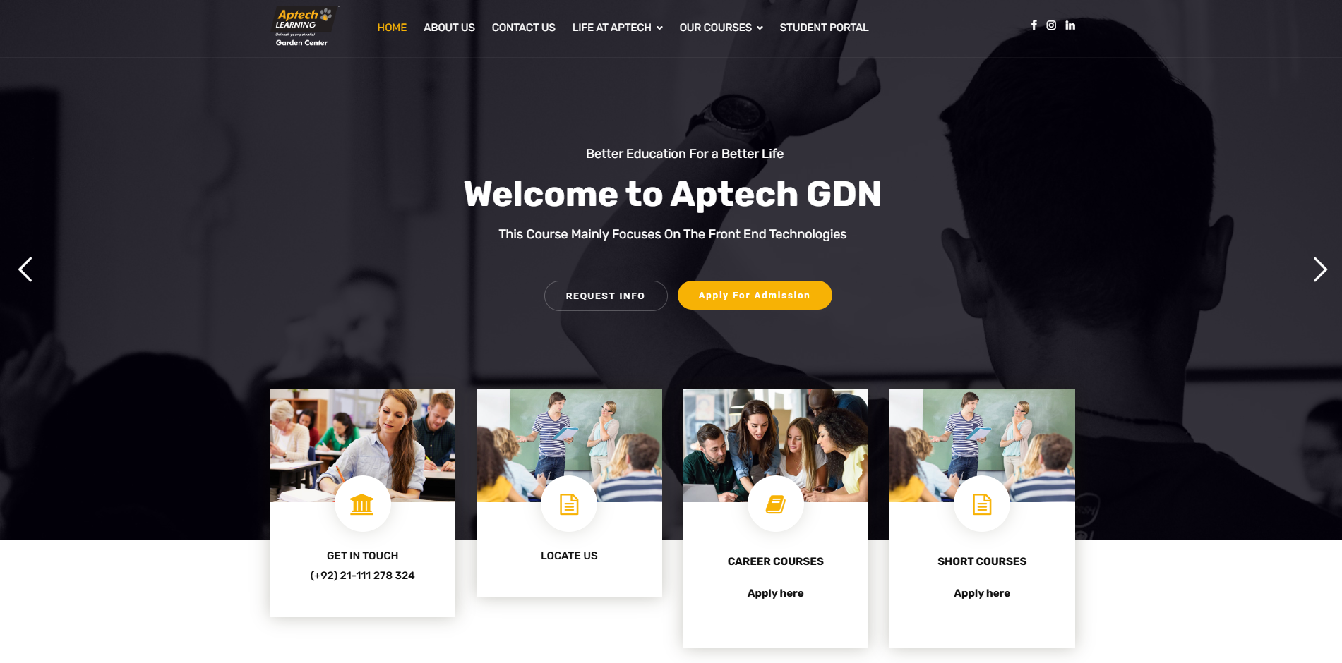 Aptech Garden Laravel Project